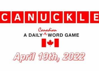 Daily Canuckle - 19th April 2022