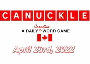 Daily Canuckle - 23rd April 2022