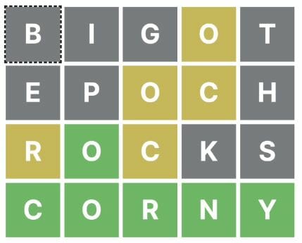 Daily Crosswordle 82 Answer - 11th April 2022