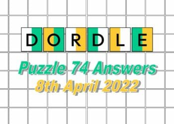 Daily Dordle 74 - April 8, 2022