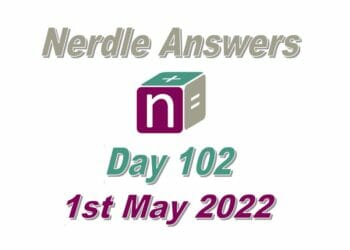 Daily Nerdle 102 - May 1st, 2022