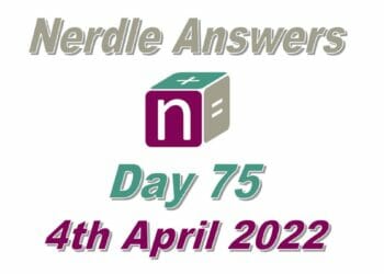 Daily Nerdle 75 - April 4th 2022