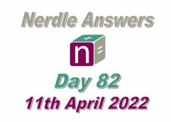 Daily Nerdle 82 - April 11, 2022