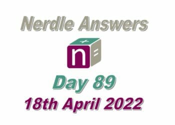 Daily Nerdle 89 - April 18, 2022