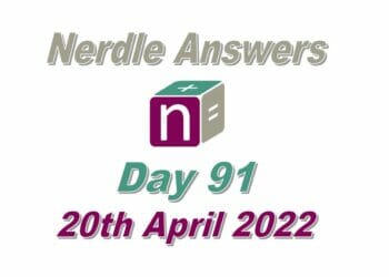 Daily Nerdle 91 - April 20, 2022