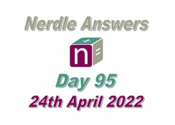 Daily Nerdle 95 - April 24th, 2022