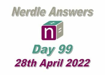 Daily Nerdle 99 - April 28th, 2022