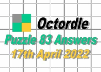 Daily Octordle 63 - April 17, 2022