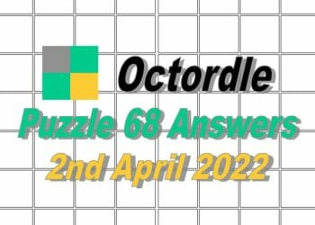 Daily Octordle 68 - 2nd April 2022