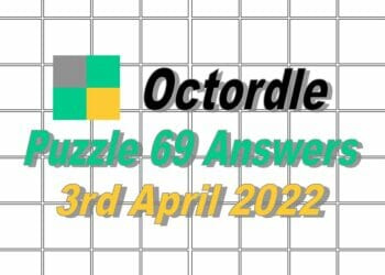 Daily Octordle 69 - 3rd April 2022
