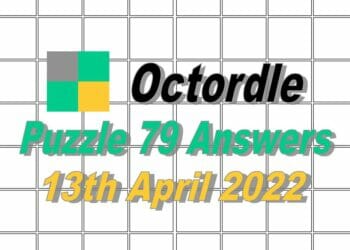Daily Octordle 79 - April 13th, 2022