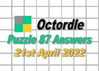Daily Octordle 87 - April 21st, 2022