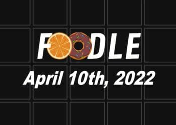 Foodle Answer 100 - 10th April 2022