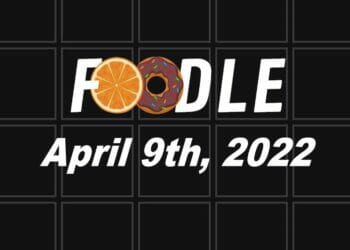 Foodle Answer 99 - 9th April 2022