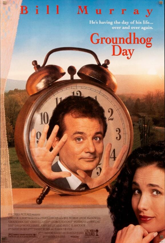 Framed 28 Movie Answer - Groundhog Day