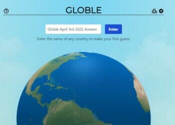 Globle April 3 2022 Answer World Globe Game