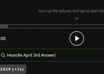 Heardle 37 April 3rd Music Song Answer
