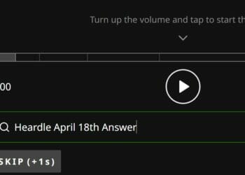 Heardle April 18 Answer Song of the Day 52 Hints