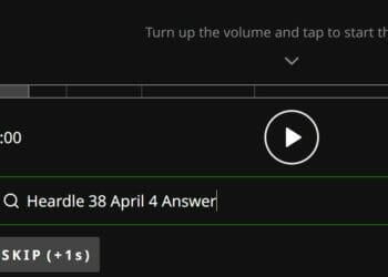 Heardle April 4 Song Answer and Hints 38