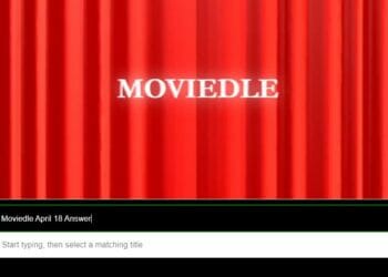 Moviedle Answer April 18 Daily Movie Wordle Answer