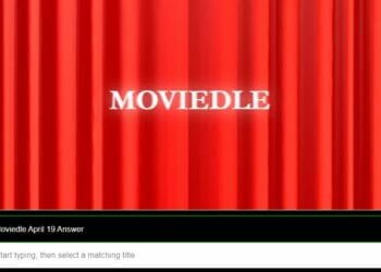 Moviedle Answer April 19 Daily Movie Wordle Answer