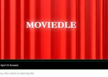 Daily Moviedle Game April 25 2022 Answer Today – Movie Wordle Hint