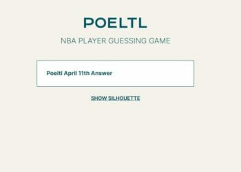 Poeltl April 11th NBA 46 Wordle Answer 2022