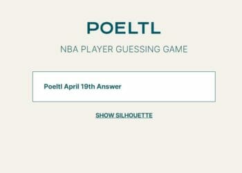 Poeltl April 19th NBA 54 Wordle Answer 2022