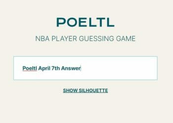 Poeltl April 7th Answer 2022