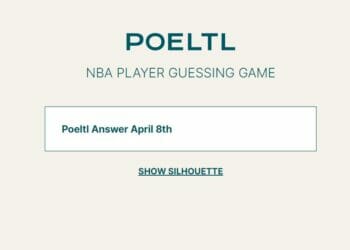Poeltl April 8th Answer NBA Wordle Game 43 Player