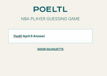 Poeltl April 9th NBA Wordle Answer 2022