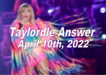 Taylordle 72 - 10th April 2022