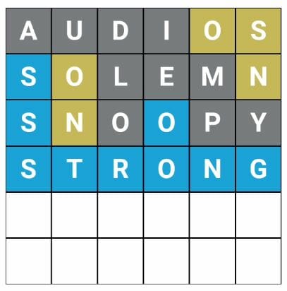 Word Hurdle #165 Morning Answer - 11th April 2022