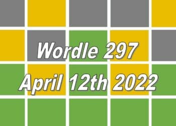 Wordle 297 - April 12th 2022