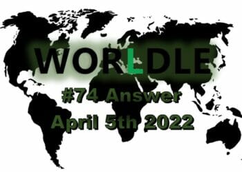 Worldle 74 - April 5th 2022