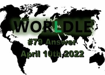Worldle 79 - April 10th 2022