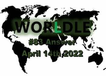 Worldle 83 - April 14th 2022