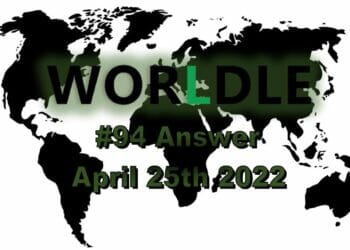 Worldle 94 - April 25th 2022