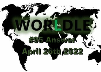Today’s Geography ‘Worldle’ Country Answer 95: Map Game April 26, 2022 Solution