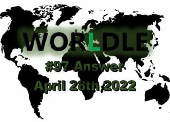 Worldle 97 - April 28th 2022