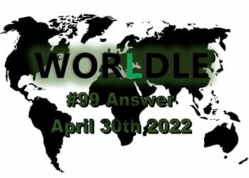 Worldle 99 - April 30th 2022