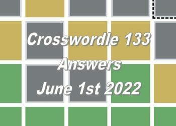 Daily Crosswordle - 1st June 2022