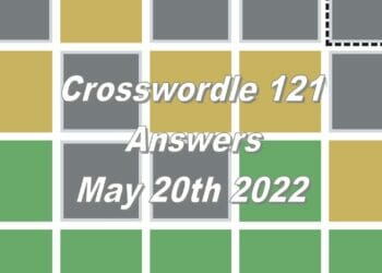 Daily Crosswordle - 20th May 2022
