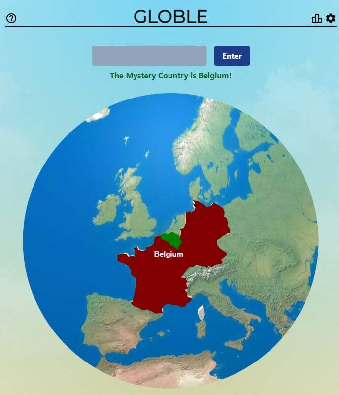 Daily Globle Answer - 29th May 2022