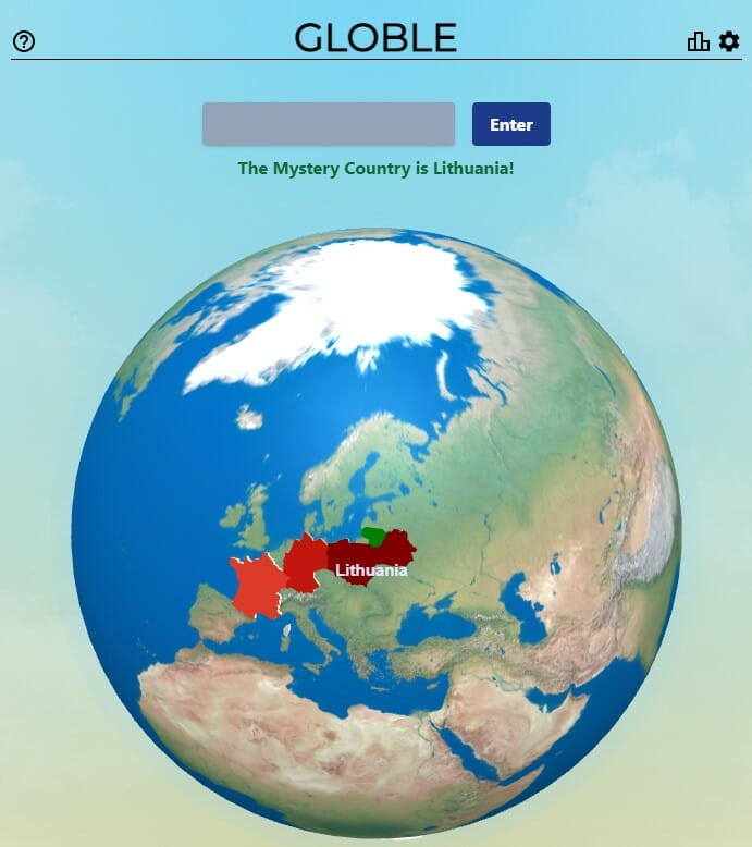 Daily Globle Answer - 31st May 2022