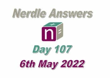 Daily Nerdle 107 - May 6th, 2022