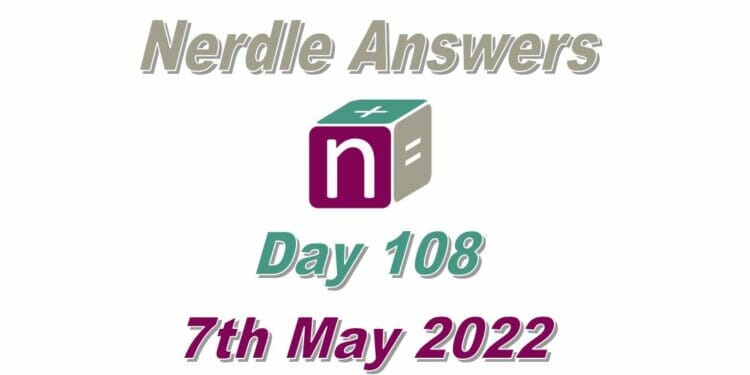 Daily Nerdle 108 - May 7th, 2022