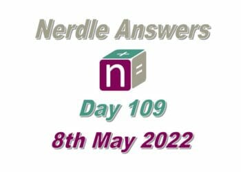 Daily Nerdle 109 - May 8th, 2022
