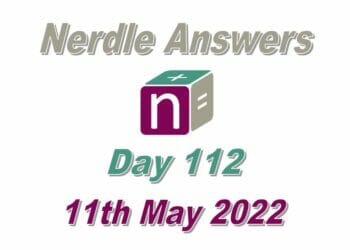 Daily Nerdle 112 - May 11th, 2022