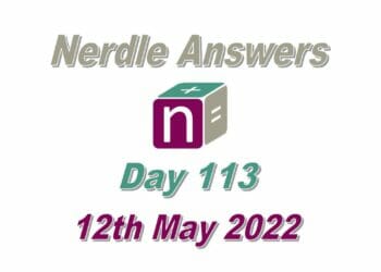 Daily Nerdle 113 - May 12th, 2022
